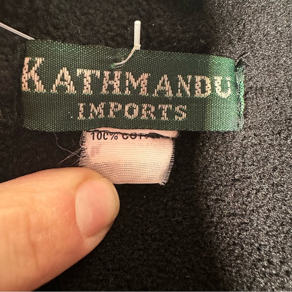 Kathmandu Imports, Black and Whjte Tribal, Heavy Winter Coat, Unisex - Picture 5 of 11